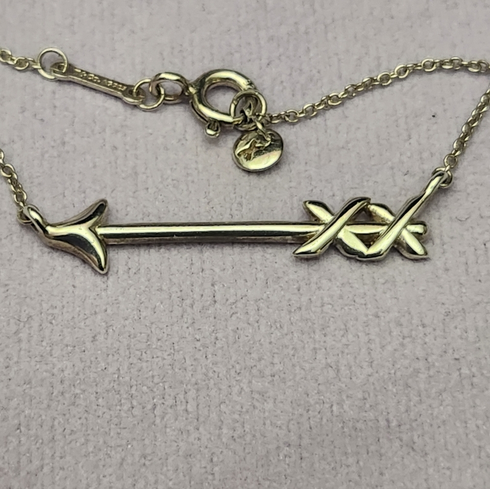 Tiffany & Co. X Paloma Picaso Graffiti Arrow Necklace